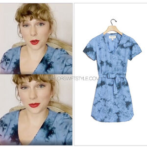 Cloth & Stone Anthropologie Liv Tie Front Mini Dress